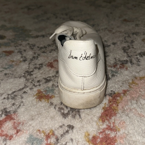 Sam Edelman women’s white leather poppy sneakers size 8.5 - Picture 5 of 7